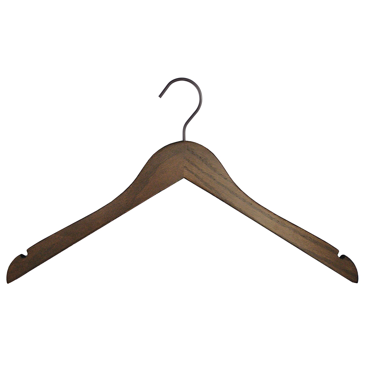 Wood Top Hanger, Dark, 100/Box (LVS17TOPDKRS)