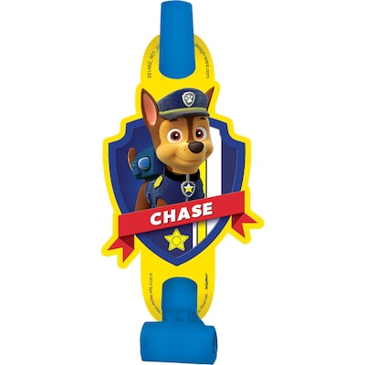Party City PAW Patrol Blowouts, Assorted Colors, 8/Pack (AM331462-NS)