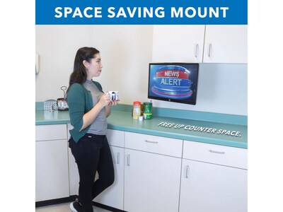 Mount-It! Tilt and Swivel Under-Cabinet and Ceiling TV Mount, 18 lbs. Max. (MI-4200)