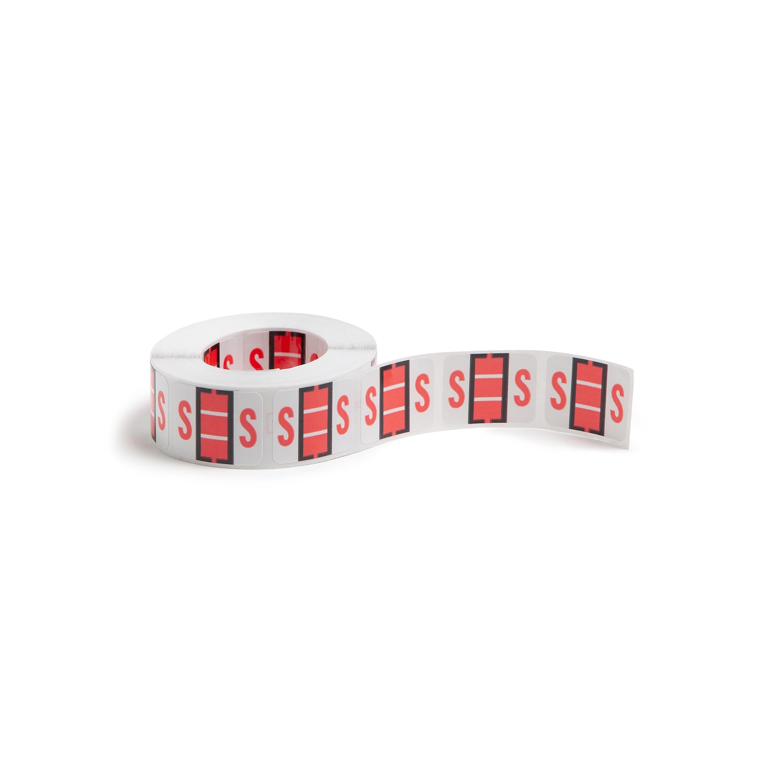 Smead BCCR Color Coded Alphabetic Labels, S, Pink, 500/Roll (67089)