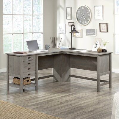 Sauder Cottage Road 65W L-Shaped Desk, Mystic Oak (428224)
