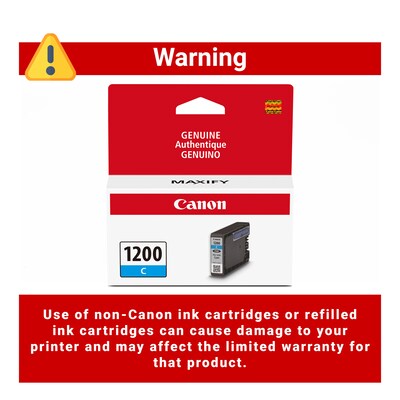 Canon PGI-1200 Cyan Standard Yield Ink Cartridge (9232B001)