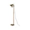 Adesso Bryn 58 Wood/Antique Brass Floor Lamp with Cone Shade (3761-12)