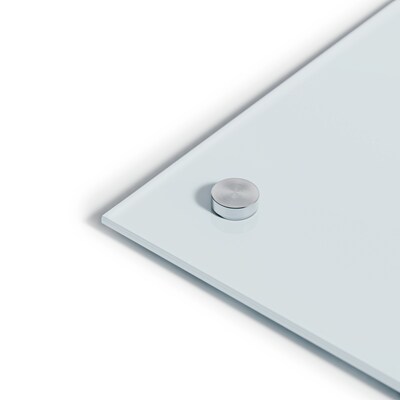 U Brands Glass Dry-Erase Whiteboard, 3' x 3' (2795U00-01)
