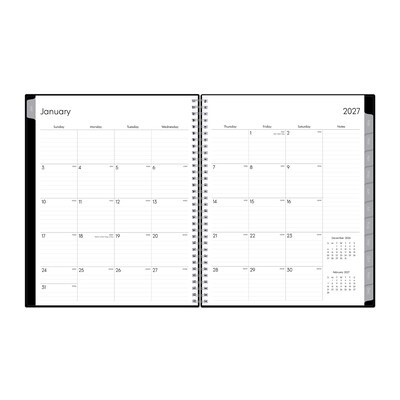 2027 Blue Sky Enterprise 8.5" x 11" Calendar Year Weekly & Monthly Planner, Plastic Cover (111288-27)