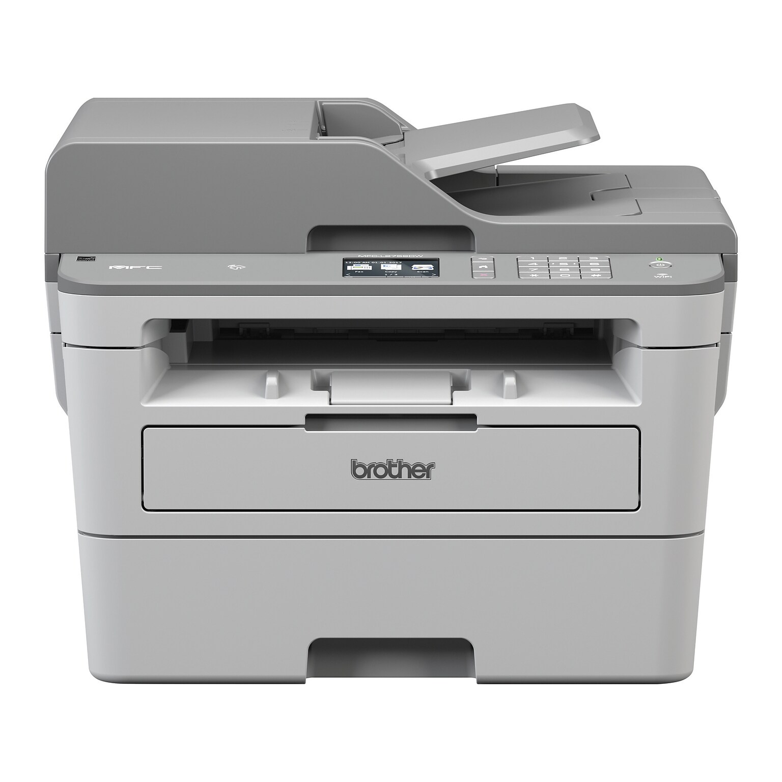 Brother MFC-L2759DW Wireless Black & White All-in-One Laser Printer (012502668879)