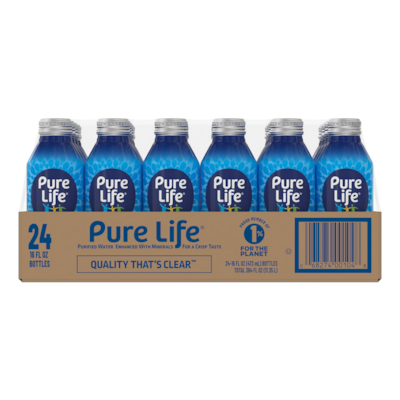 Pure Life Purified Water, 16 oz., 24 Bottles/Carton (PL-19991089)