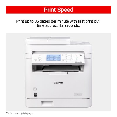 Canon MF289dw Wireless Monochrome Laser Printer, All-In-One, Print, Scan, Copy, Fax (6354C005)