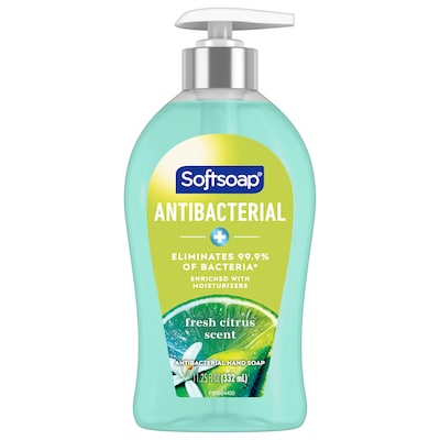 Softsoap Antibacterial Hand Soap, Fresh Citrus, 11.25 oz. Pump Bottle