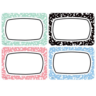 Teacher Created Resources Cool for School School Name Tags, 3.5 x 2.5, 36/Pack, 6 Packs/Bundle (TC