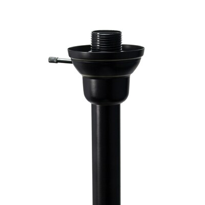 Elegant Designs 71" 3 Light Floor Lamp  with Scalloped Glass Shades, Restoration Bronze (LF2002-RBZ)