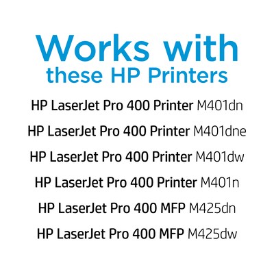 HP 80A Black Standard Yield Toner Cartridge (CF280A)