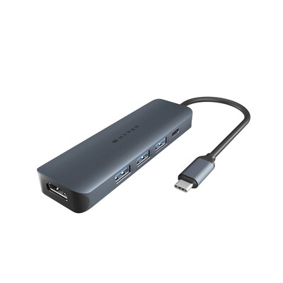 Hyper HyperDrive Next 6-Port USB-C Hub, Gray (HD4008GL)