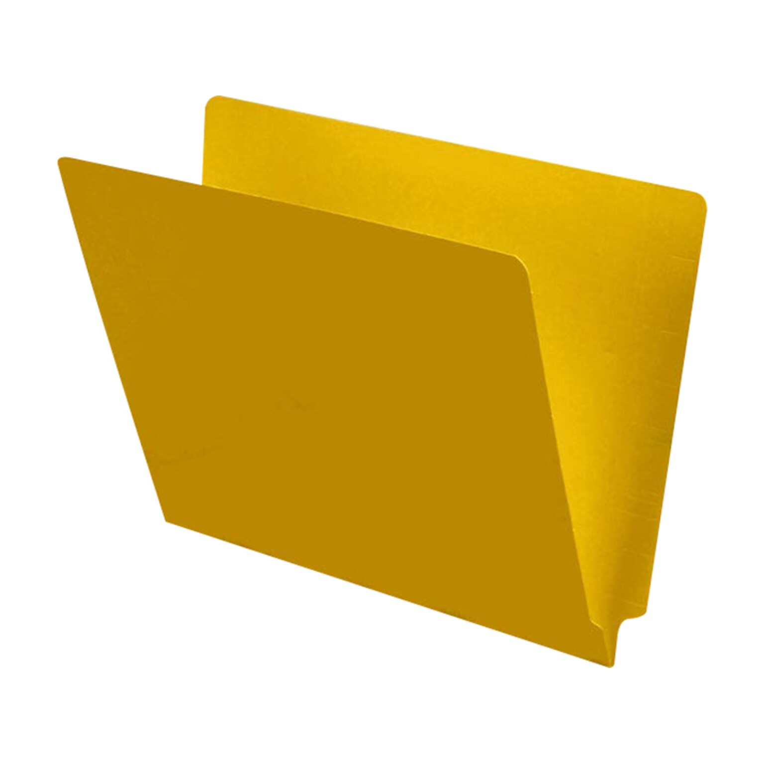 Medical Arts Press End Tab File Folder, Straight Cut, Letter-Size, Yellow, 100/Box (S-09241-YLW)
