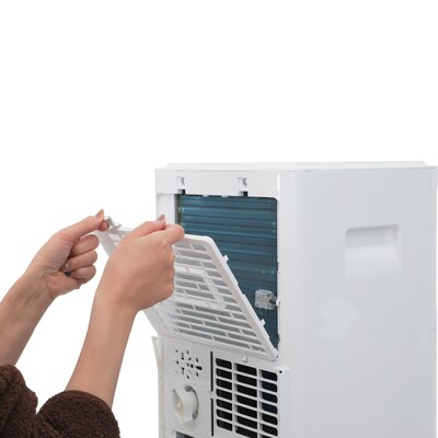 Black & Decker 115-Volt 7,500 BTU 5,000 (BTU DOE) Portable Air Conditioner with Remote, White (BPT05WTB)