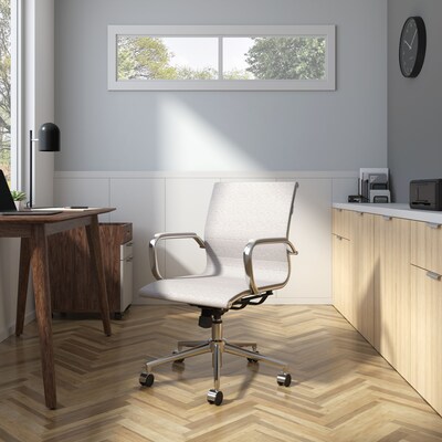 Union & Scale™ Everell Ergonomic Fabric Manager Chair, Heather Gray (53279)