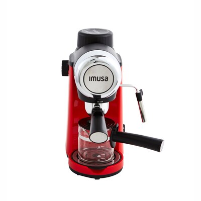Imusa 4-Cups Espresso Machine, Red (GAU-18218)