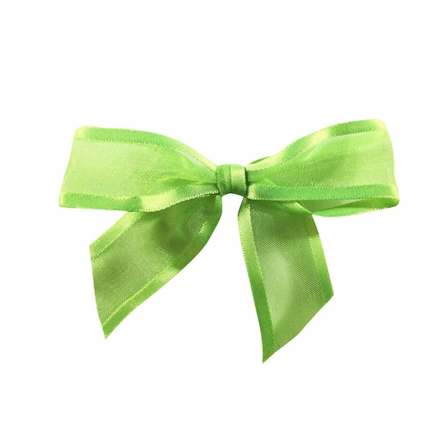 JAM Paper Satin Sheer Bows, Citrus, 100/Pack (52640349166)