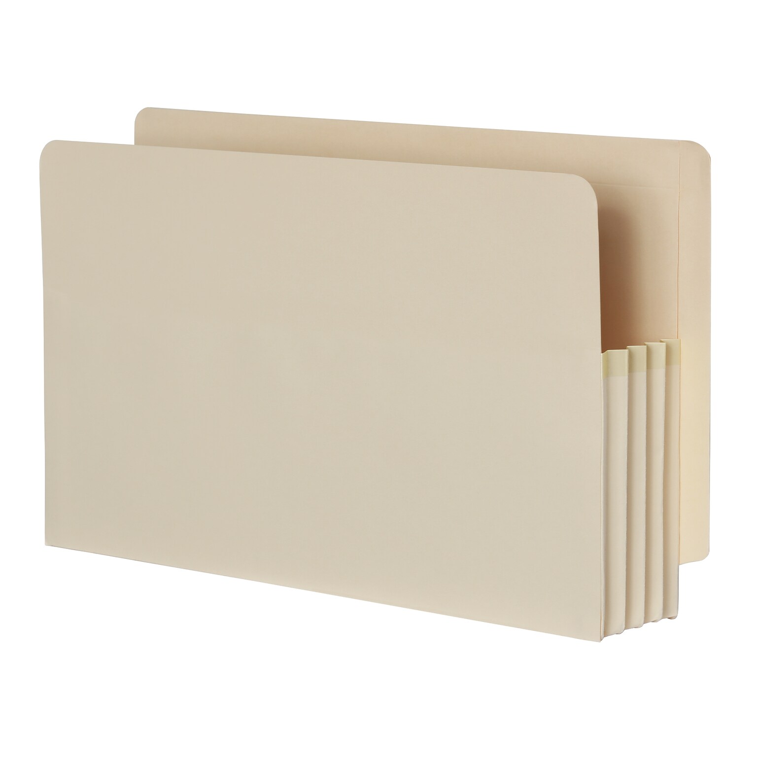 Pendaflex Reinforced File Pocket, 3 1/2 Expansion, Legal Size, Manila, 25/Box (22812)
