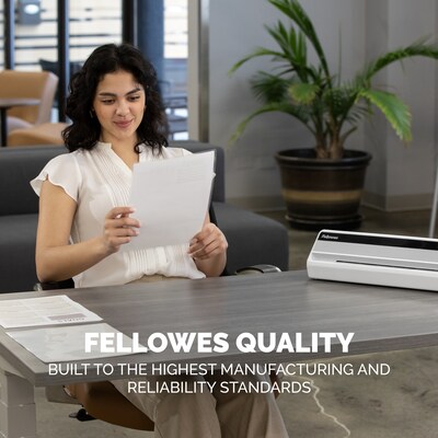 Fellowes Saturn 125 Thermal & Cold Laminator, 12.5" Width, White (5736601)