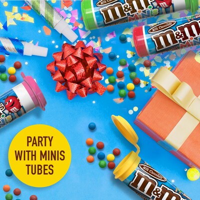 M&M'S MINIS Milk Chocolate Candy Tube, 1.08 oz.