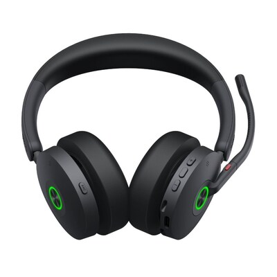 Yealink BH Wireless Noise Canceling Bluetooth Stereo Over-the-Ear Headset, UC Certified (1208680)
