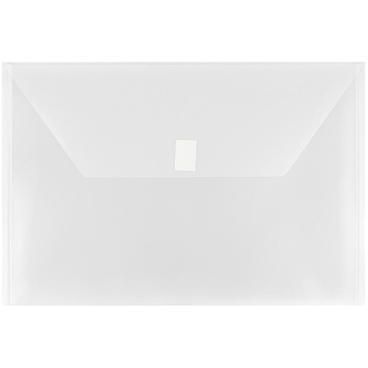 JAM Paper Premium Plastic Document File, Legal, Clear, 3/Pack (219V0CLX3)