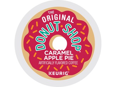 The Original Donut Shop Caramel Apple Pie Coffee, Keurig® K-Cup® Pods, Light Roast, 24/Carton (50003