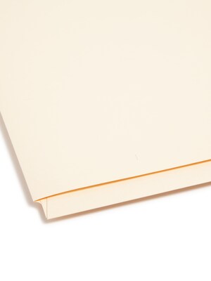 Smead Recycled Reinforced Classification Folder, 3/4 Expansion, Letter Size, Manila, 50/Box (34101)