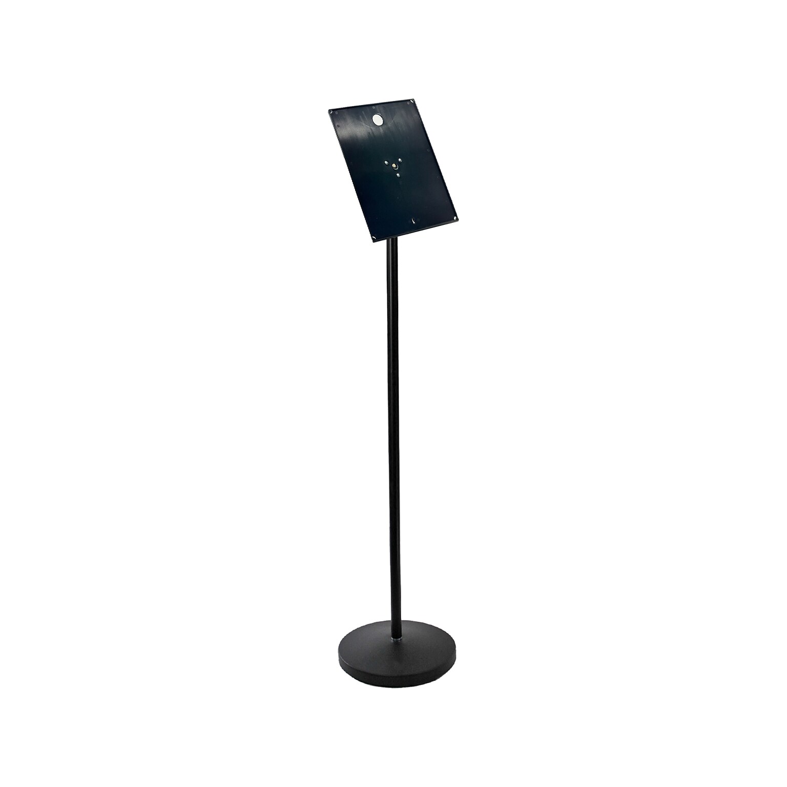 Azar Sign Holder, 8.5 x 11, Freestanding, Black Plastic (300356-BLK)