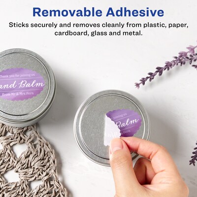 Avery Laser/Inkjet Decorative Edge Multipurpose Labels, 2 x 3, White, 800 Labels/Box (94060)