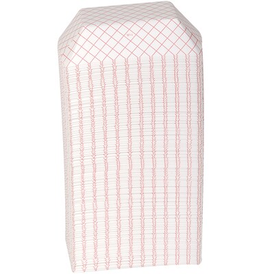 Dixie Polycoated Food Tray, 1 lb. Capacity, Red Plaid, 1000/Carton (RP1008)