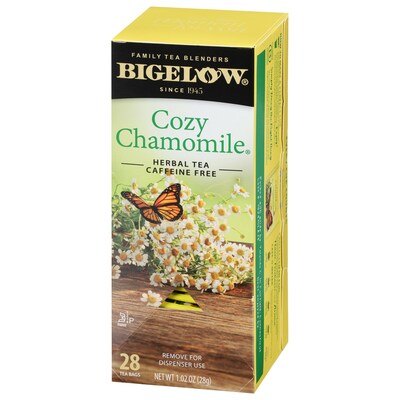 Bigelow Cozy Chamomile Herbal Tea Bags, 28/Box (004011)