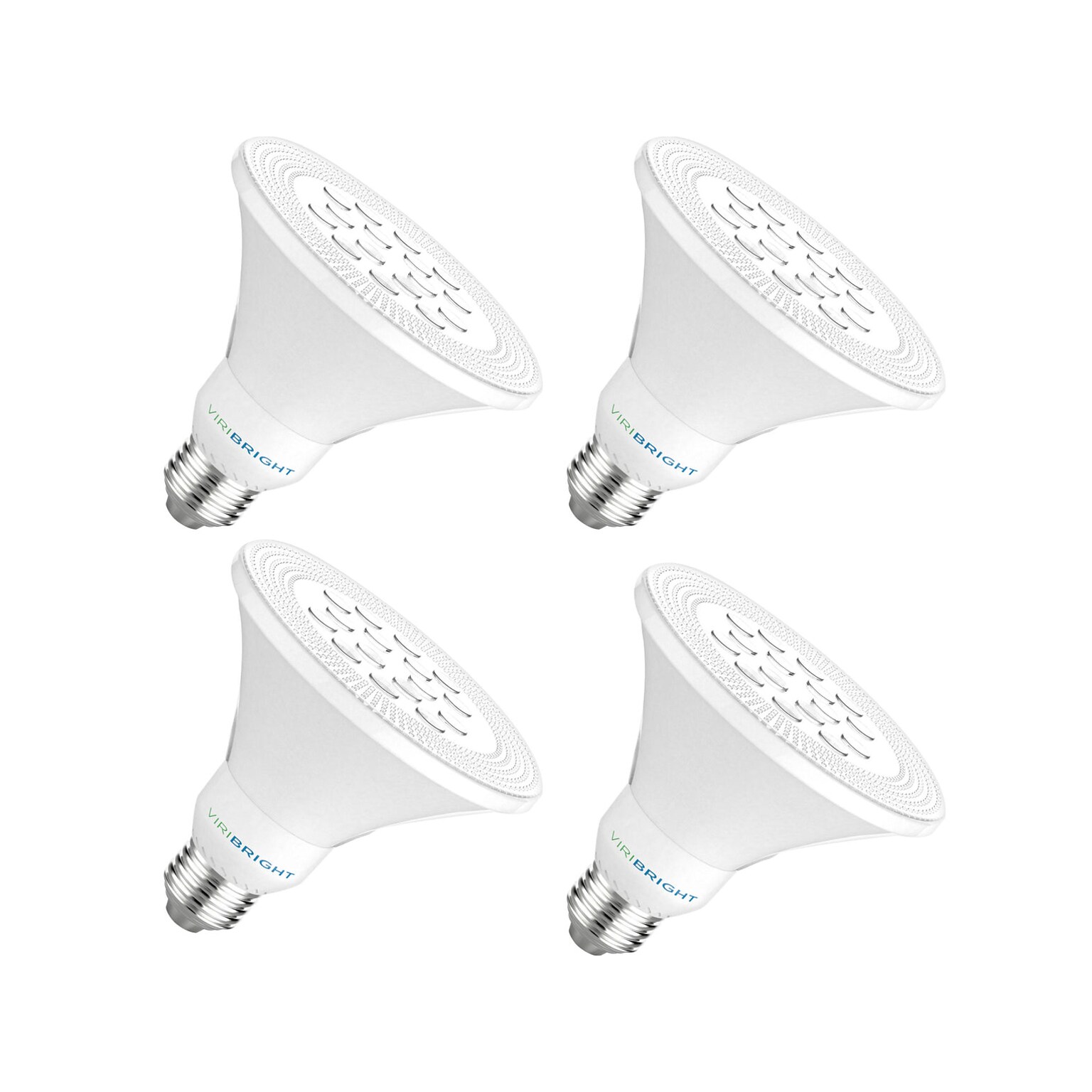 Viribright 9-Watt Cool White LED Floodlight Bulb, 4/Box (754608-4)