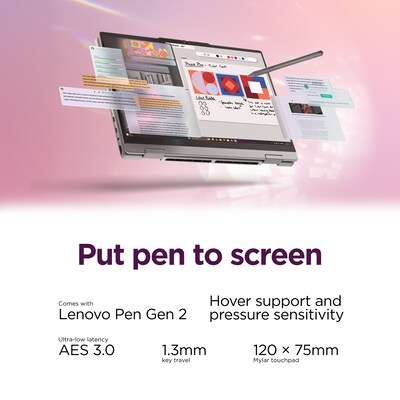 Lenovo IdeaPad 5a 14" 2-in-1 Touchscreen Laptop, AMD Ryzen AI 7 445 (2026), 16GB RAM, 512GB SSD, Windows 11, Windows 11 Home