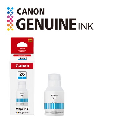 Canon GI-26 Cyan High Yield Ink Cartridge Refill (4421C001)
