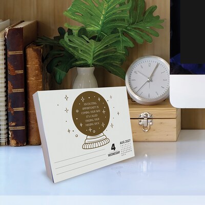2027 Willow Creek Miss Fortune: Slightly Psychic Mostly Clueless 5.4" x 6.2" Day-to-Day Calendar (63613)