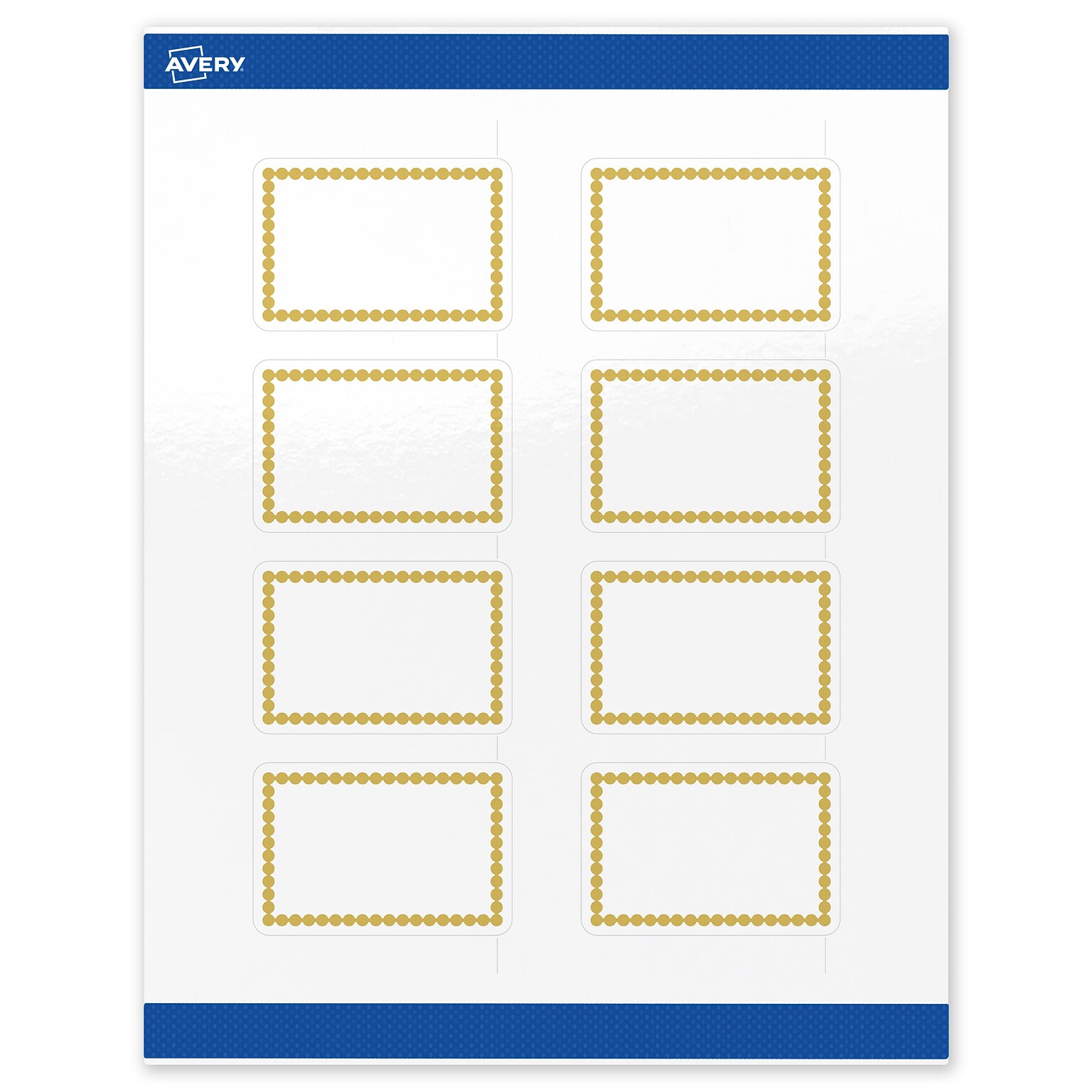Avery Laser/Inkjet Rectangle Multipurpose Labels, 2 x 3, White, 80/Pack (S00-DJ7)