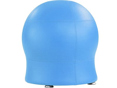 Safco Zenergy Armless Vinyl Ball Chair, Baby Blue (4751BUV)
