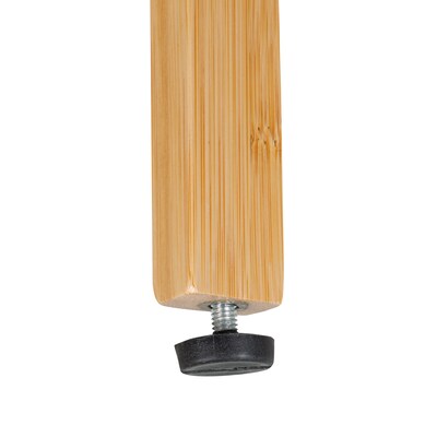 Honey-Can-Do 6-Tier Bamboo Shelf, 64" x 23.6" x 10", Natural (SHF-09979)