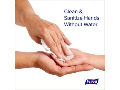 PURELL Hand Sanitizing Wipes, Clean Refreshing Scent, 20 Wipes/Pack, 12 Packs/Carton (9124-12-CMR)