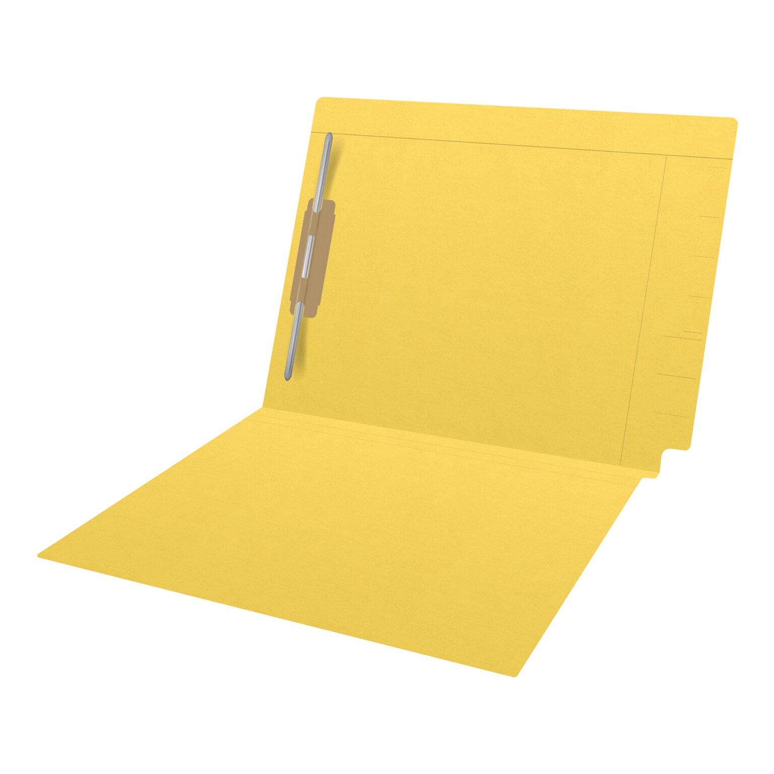 Medical Arts Press Reinforced Classification Folder, 1 3/8 Expansion, Letter Size, Yellow, 50/Box (S-09483-YLW)