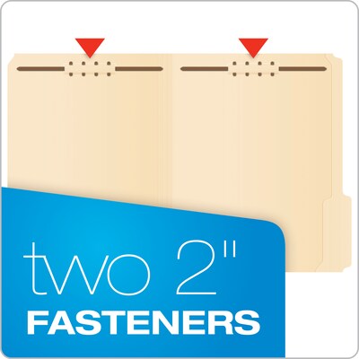 Pendaflex Classification Folder, 2" Expansion, Letter Size, Manila, 50/Box (FM213)