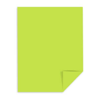 Exact 65 lb. Card Stock Paper, 8.5 x 11, Vulcan Green, 250 Sheets/Ream (WAU21869)