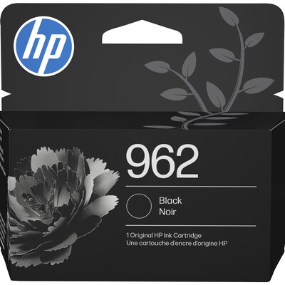 HP 962 Black Standard Yield Ink Cartridge, Prints Up to 1,000 Pages (3HZ99AN#140)