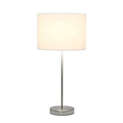 Simple Designs 23 LED Table Lamp, White (LT2040-WHT)