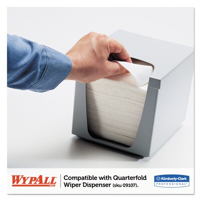 WypAll X70 Foodservice Towels, 1/4" Fold, 300/Carton, Blue (KCC05927)