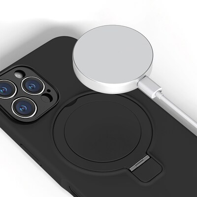 SaharaCase Venture MagSafe Phone Case for iPhone 16 Pro, Shock Absorbing, Scorpion Black (CP00672)