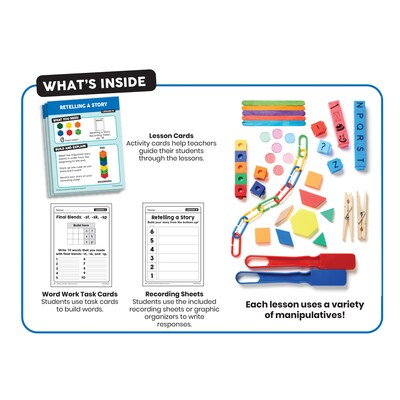 hand2mind Grades  Learning Resources 4-5 Reading Construction Toolkit, Multicolored (H2M-93448)