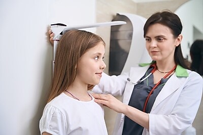 Viva Comfort Wall Mountable Stadiometer Height Measuring Rod, White (ADIME907-02-MK)